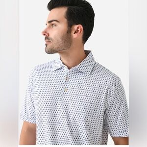 Peter Millar CROWN SPORT MEN'S SEEING
DOUBLE PERFORMANCE
JERSEY POLO